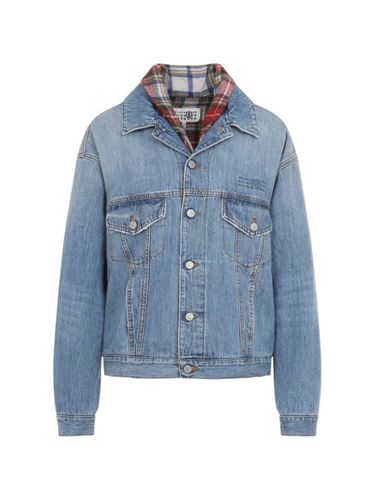 Denim Cotton Jacket - MM6 Maison Margiela - Modalova