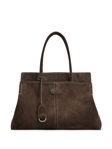 Tod's Suede Leather Medium Tote - Tod's - Modalova