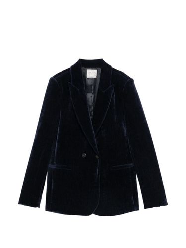 Velvet Double-Breasted Jacket - Forte Forte - Modalova