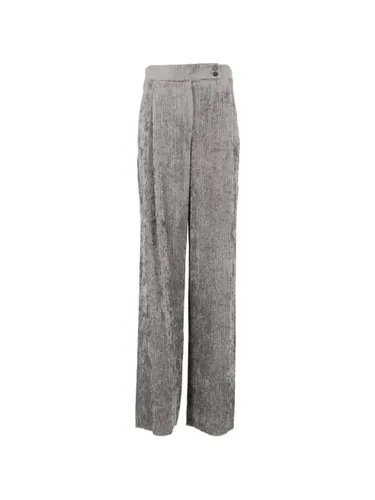 Emporio Armani Velvet Trousers - Emporio Armani - Modalova