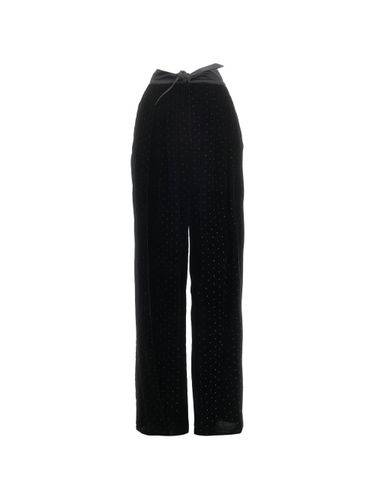 Emporio Armani Velvet Trousers - Emporio Armani - Modalova
