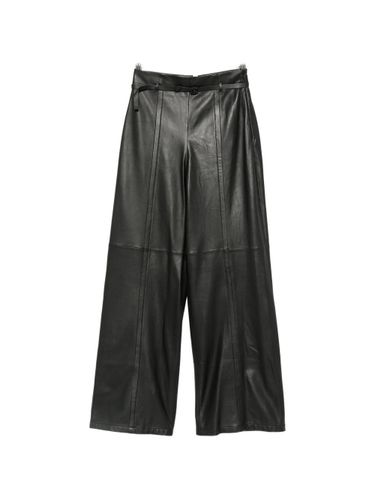 Emporio Armani Leather Trousers - Emporio Armani - Modalova