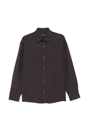 Emporio Armani Wool Shirt - Emporio Armani - Modalova