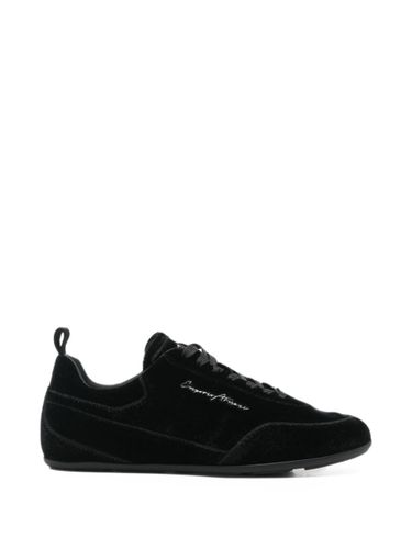 Emporio Armani Velvet Sneakers - Emporio Armani - Modalova