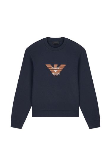 Logo Cotton Sweatshirt - Emporio Armani - Modalova