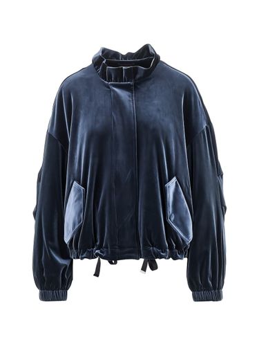 Chenille Blouson Jacket - Emporio Armani - Modalova