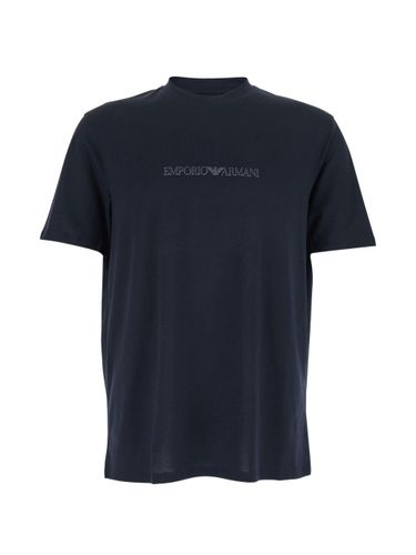 Emporio Armani Logo Cotton T-Shirt - Emporio Armani - Modalova