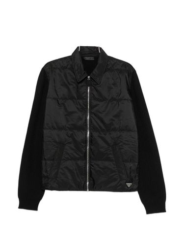 Prada Wool And Re-Nylon Cardigan - Prada - Modalova