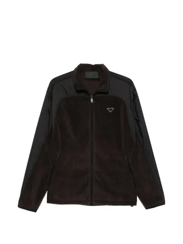 Re-Nylon And Fleece Blouson Jacket - Prada - Modalova