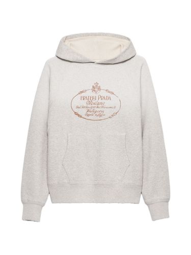 Prada Logo Cotton Hoodie - Prada - Modalova