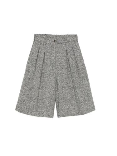 High-Waisted Bermuda Shorts - Emporio Armani - Modalova