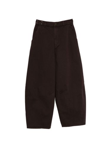 Alysi Cotton Barrel Trousers - Alysi - Modalova
