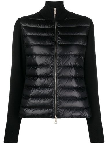 Wool And Nylon Padded Cardigan - Moncler - Modalova