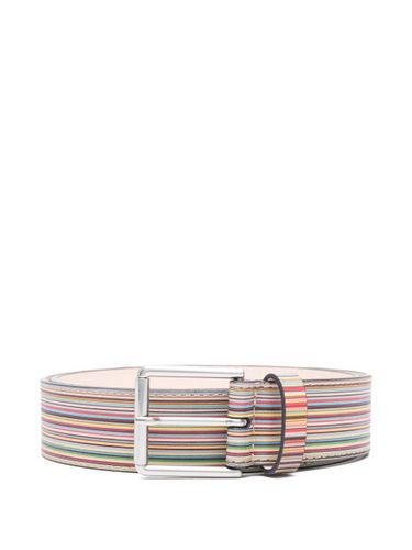 Signature Stripe Leather Belt - Paul Smith - Modalova