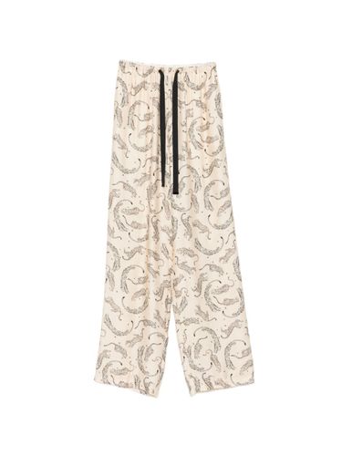 Printed Drawstring Trousers - Forte Forte - Modalova