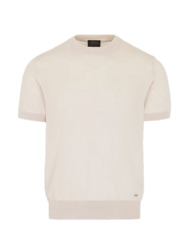 BRIONI Cashmere And Silk T-Shirt - BRIONI - Modalova
