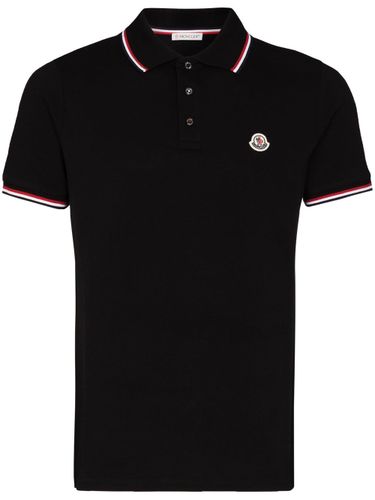 Moncler Logo Cotton Polo Shirt - Moncler - Modalova