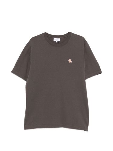 Chillax Fox Cotton T-Shirt - MAISON KITSUNE' - Modalova