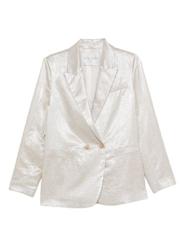 Linen Double-Breasted Jacket - Forte Forte - Modalova
