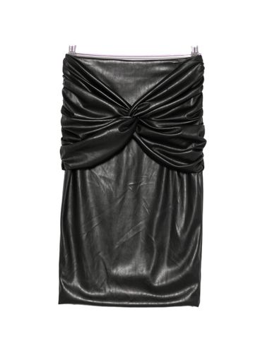 Faux Leather Midi Skirt - Elisabetta Franchi - Modalova