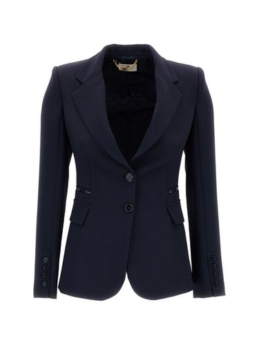 Single-Breasted Blazer Jacket - Elisabetta Franchi - Modalova