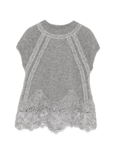 Ermanno Scervino Cashmere Lace Top - Ermanno Scervino - Modalova