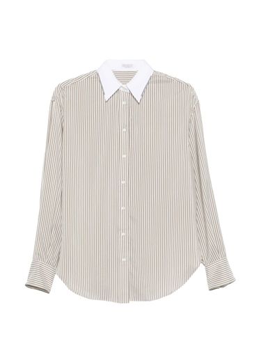 Brunello Cucinelli Silk Shirt - Brunello Cucinelli - Modalova