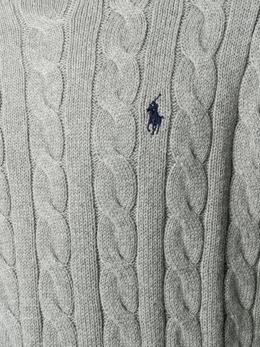 Cable Knit Knitted Sweatshirt - POLO RALPH LAUREN - Modalova