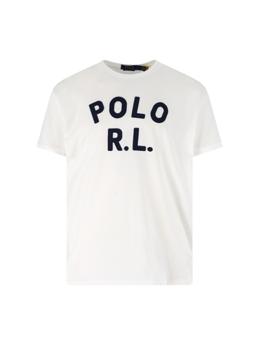 Logo Printed Crewnck T-Shirt - POLO RALPH LAUREN - Modalova