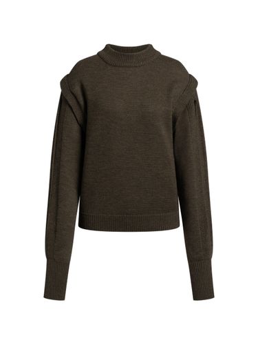 Wool Crewneck Sweater - ALBERTA FERRETTI - Modalova