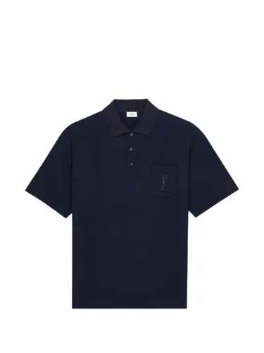 Saint Laurent Cotton Polo Shirt - Saint Laurent - Modalova