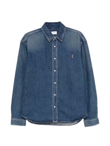 Saint Laurent Denim Cotton Shirt - Saint Laurent - Modalova