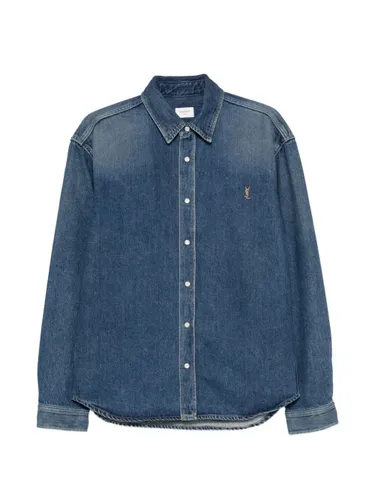 Saint Laurent Denim Cotton Shirt - Saint Laurent - Modalova