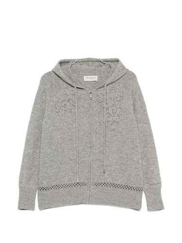 ERMANNO Wool And Cashmere Hoodie - ERMANNO - Modalova