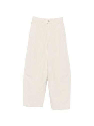 Alysi Velvet Barrel Trousers - Alysi - Modalova