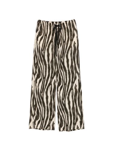 Alysi Zebra Print Trousers - Alysi - Modalova