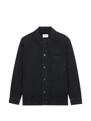 Denim Cotton Overshirt - Saint Laurent - Modalova
