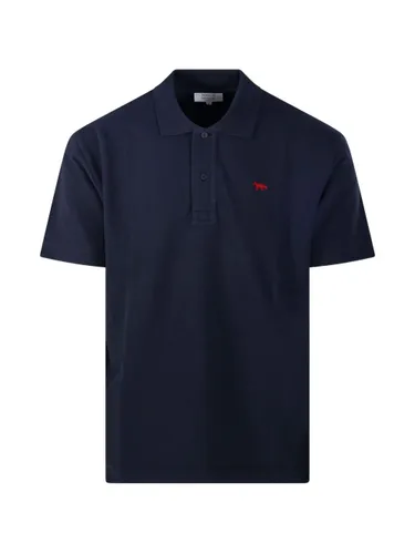 Profile Fox Cotton Polo Shirt - MAISON KITSUNE' - Modalova