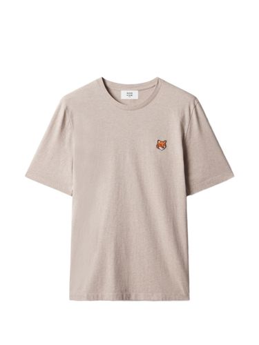 Fox Head Cotton T-Shirt - MAISON KITSUNE' - Modalova