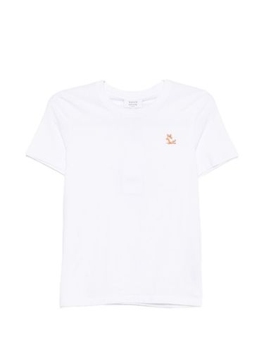 Chillax Fox Cotton T-Shirt - MAISON KITSUNE' - Modalova