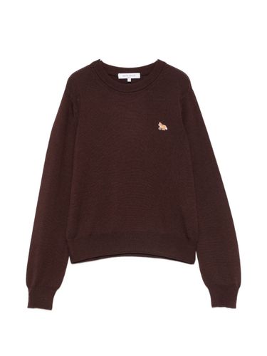 Baby Fox Wool Crewneck Jumper - MAISON KITSUNE' - Modalova