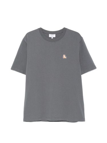 Chillax Fox Cotton T-Shirt - MAISON KITSUNE' - Modalova