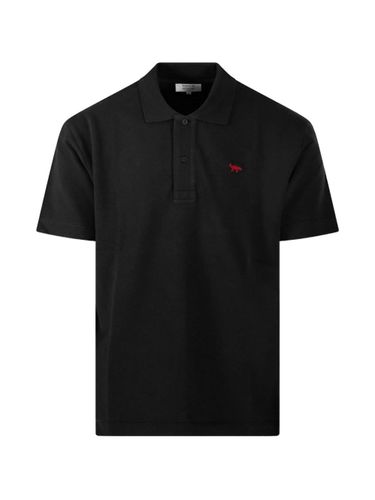 Profile Fox Cotton Polo Shirt - MAISON KITSUNE' - Modalova