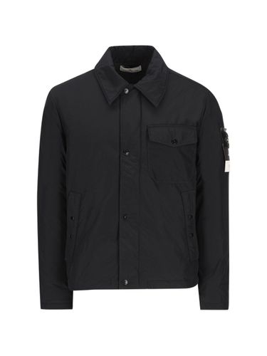 Stone Island Logo Blouson Jacket - Stone Island - Modalova