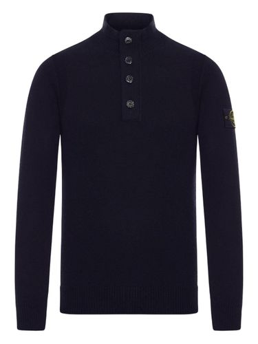 Wool Turtle-Neck Sweater - Stone Island - Modalova