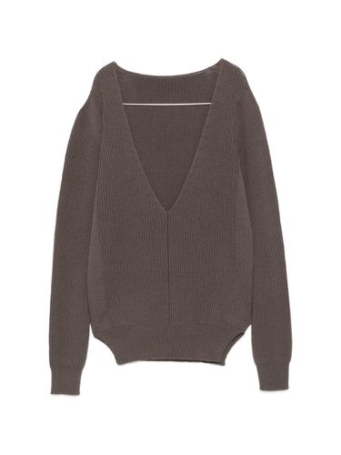 Rick Owens Wool V-Necked Sweater - Rick Owens - Modalova