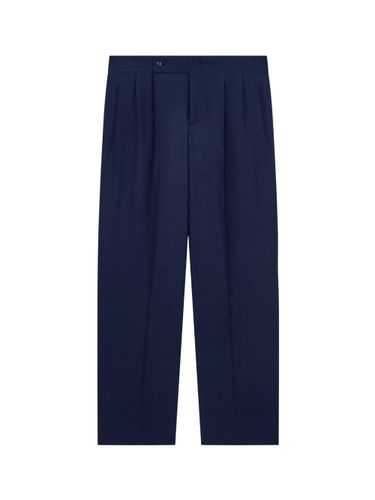 Trousers Oversized Fit In Fluid Virgin Wool - Giorgio Armani - Modalova