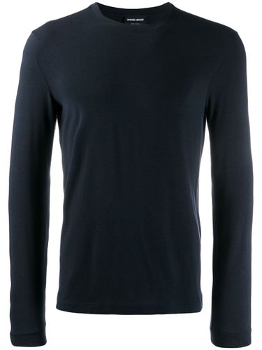 Viscose Blend T-Shirt - Giorgio Armani - Modalova