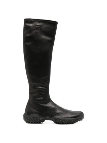 Miu Miu Stretch Leather Boots - Miu Miu - Modalova