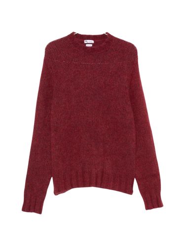 Ribbed-Knit Mock-Neck Sweater - DOPPIAA - Modalova